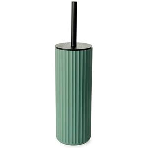 Canyon Berkeley Toilet Brush with Bamboo Lid for Bathroom & Office, Plastic Head for Deep Cleaning, Compact Size, Elegant Design, Odour Free Holder, Hygienic Brush, Green Canyon Berkeley Toilet Brush with Bamboo Lid for Bathroom & Office, Plastic Head for Deep Cleaning, Compact Size, Elegant Design, Odour Free Holder, Hygienic Brush, Green