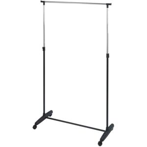 WENKO 4364401100 Clothes rack Mikey height-adjustable, 4 castors, Chrome plated metal, 90 x 103-170 x 38 cm, Chrome WENKO 4364401100 Clothes rack Mikey height-adjustable, 4 castors, Chrome plated metal, 90 x 103-170 x 38 cm, Chrome