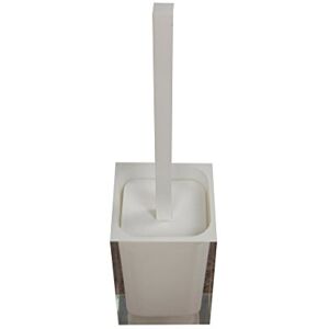 Gedy Rainbow Modern Toilet Brush Holder, White Gedy Rainbow Modern Toilet Brush Holder, White