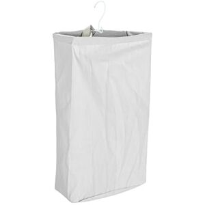 Household Essentials Door Hanging Laundry Bag, Washable Canvas Bag with Loop Handle, Holds Two Loads of Laundry, Great for Dorms and Small Spaces, Grey Household Essentials Door Hanging Laundry Bag, Washable Canvas Bag with Loop Handle, Holds Two Loads of Laundry, Great for Dorms and Small Spaces, Grey