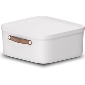 Rotho Maloja Storage box 20 l, Plastic (PP recycled), 20 (39.5 x 38.0 x 17.7 cm), White Rotho Maloja Storage box 20 l, Plastic (PP recycled), 20 (39.5 x 38.0 x 17.7 cm), White
