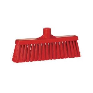 Vikan 31664 Medium Sweep Floor Broom Head, Polypropylene Block, 12-1/4 Inch Polyester Bristle, Red Vikan 31664 Medium Sweep Floor Broom Head, Polypropylene Block, 12-1/4 Inch Polyester Bristle, Red
