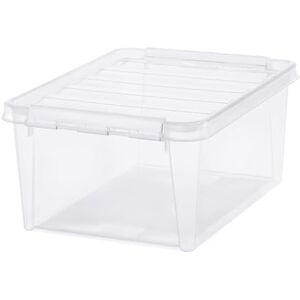 SmartStore Classic 15-10 x Clear Storage Boxes with Lids BPA-Free Large Plastic Storage Boxes with Lid and Clips Transparent 14 L 40 x 30 x 18 cm SmartStore Classic 15-10 x Clear Storage Boxes with Lids BPA-Free Large Plastic Storage Boxes with Lid and Clips Transparent 14 L 40 x 30 x 18 cm