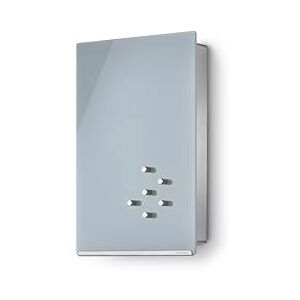 blomus 65372 Key Box/Glass Magnet Board, Metal, Grey, H 30 cm, B 20 cm, L 5 cm blomus 65372 Key Box/Glass Magnet Board, Metal, Grey, H 30 cm, B 20 cm, L 5 cm