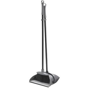Addis Folding Long Handle Dustpan And Brush Set In Graphite Addis Folding Long Handle Dustpan And Brush Set In Graphite