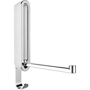 WENKO Sigma Premium Folding Hook Fleece White, Wall Coat Hook, Plastic (ABS), White, 2,5 x 18,5 x 2,5 cm WENKO Sigma Premium Folding Hook Fleece White, Wall Coat Hook, Plastic (ABS), White, 2,5 x 18,5 x 2,5 cm