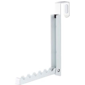YAMAZAKI 'SMART' 7161 Collapsible Door Hook, White, For Doors Up To 3.6 cm Depth, Door Hanger YAMAZAKI 'SMART' 7161 Collapsible Door Hook, White, For Doors Up To 3.6 cm Depth, Door Hanger