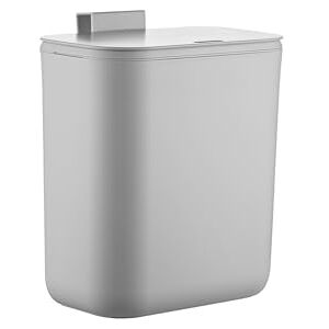 Relaxdays Kitchen, 9 L, Hanging bin, for Food Scraps & General Waste, Door-Mounted, Plastic, Grey, 28.5 x 26 x 15.5 cm Relaxdays Kitchen, 9 L, Hanging bin, for Food Scraps & General Waste, Door-Mounted, Plastic, Grey, 28.5 x 26 x 15.5 cm