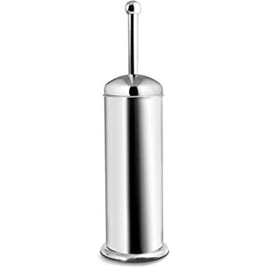 Home Toilet Brush Holder Stainless Steel Bathroom Cleaning System Grey 11x11x40cm Home Toilet Brush Holder Stainless Steel Bathroom Cleaning System Grey 11x11x40cm