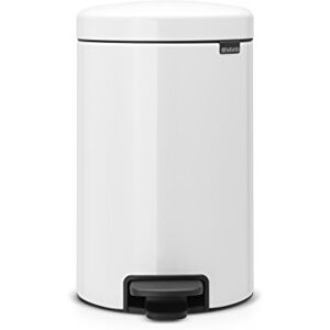 Brabantia 113864 Pedal Bin newIcon with Metal Inner Bucket, 12 Litre White Brabantia 113864 Pedal Bin newIcon with Metal Inner Bucket, 12 Litre White