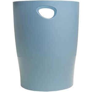 Exacompta Ref 45370D 1 Waste Paper Bin with Handles ECOBIN Autentik Large Capacity 15 L Dimensions 26.3 x 26.3 x 33.5 cm Office or Home Blue Grey Exacompta Ref 45370D 1 Waste Paper Bin with Handles ECOBIN Autentik Large Capacity 15 L Dimensions 26.3 x 26.3 x 33.5 cm Office or Home Blue Grey