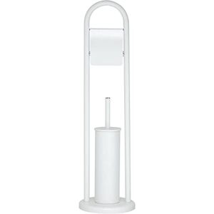 Sealskin Acero Toilet Butler, Metal, White, 19 x 70.5 x 19 cm Sealskin Acero Toilet Butler, Metal, White, 19 x 70.5 x 19 cm