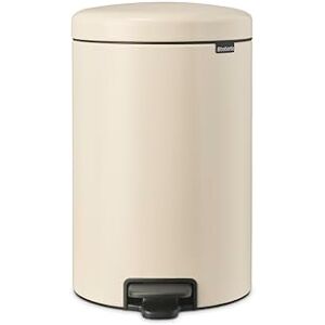Brabantia NewIcon Pedal Bin 20L Medium Waste Bin for Kitchen or Bedroom Soft Closing Lid Light Pedal Operation with Removable Inner Bucket Non-Slip Base Soft Beige 29 x 38 x 47 cm Brabantia NewIcon Pedal Bin 20L Medium Waste Bin for Kitchen or Bedroom Soft Closing Lid Light Pedal Operation with Removable Inner Bucket Non-Slip Base Soft Beige 29 x 38 x 47 cm
