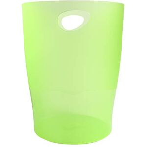 Exacompta Ref.45397D Set of 8 waste paper bins with ECOBIN handles large capacity 15 liters dimensions 26.3 x 26.3 x 33.5 cm 1 year warranty Translucent Apple green Exacompta Ref.45397D Set of 8 waste paper bins with ECOBIN handles large capacity 15 liters dimensions 26.3 x 26.3 x 33.5 cm 1 year warranty Translucent Apple green