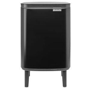 Brabantia Bo Waste Bin Hi 7L with Soft Close Lid, Removable Inner Bucket, and Transport Grip – Ideal for Bathroom, Bedroom, and Home Office – Matt Black Brabantia Bo Waste Bin Hi 7L with Soft Close Lid, Removable Inner Bucket, and Transport Grip – Ideal for Bathroom, Bedroom, and Home Office – Matt Black