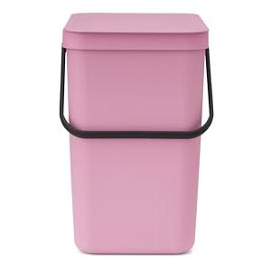 Brabantia Sort & Go Waste Bin 25L (Lilac Pink), Space-Efficient Plastic Recycle Container with Handle, Removable and Stay-Open Lid, Easy to Clean Kitchen Bin without Nooks and Rims Brabantia Sort & Go Waste Bin 25L (Lilac Pink), Space-Efficient Plastic Recycle Container with Handle, Removable and Stay-Open Lid, Easy to Clean Kitchen Bin without Nooks and Rims