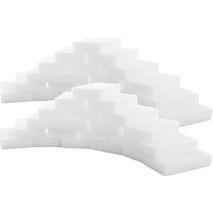 ASelected Pack of 100 Magic Eraser Sponges for Stain Mark Removal Magic Sponges for Cleaning Household Cleaning Blocks Melamine Sponge for Painted Walls Wipes Kitchen Cleaner (White) ASelected Pack of 100 Magic Eraser Sponges for Stain Mark Removal Magic Sponges for Cleaning Household Cleaning Blocks Melamine Sponge for Painted Walls Wipes Kitchen Cleaner (White)