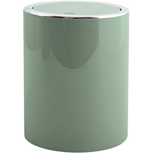 MSV MS5028 Aspen Design Bin with Swing Lid (6 Litres, Diameter x Height: 18.5 x 26 cm), Green, Plastic MSV MS5028 Aspen Design Bin with Swing Lid (6 Litres, Diameter x Height: 18.5 x 26 cm), Green, Plastic