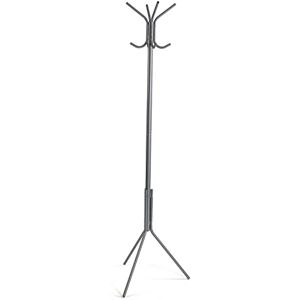 Versa Kala Minimalist Style Standing Coat Rack with 8 Hooks or Hangers for Clothes or Bags for Hallway, Dimensions (H x L x W) 174 x 42 x 48 cm, Metal, Grey Versa Kala Minimalist Style Standing Coat Rack with 8 Hooks or Hangers for Clothes or Bags for Hallway, Dimensions (H x L x W) 174 x 42 x 48 cm, Metal, Grey