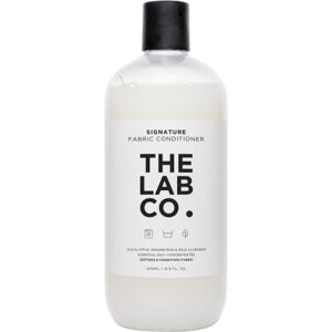 The Lab Co. Signature Laundry Conditioner 500ml. Plant based and Non-Bio Laundry Softener. Fragranced with Lavender and orange rind. For up to 32 washes The Lab Co. Signature Laundry Conditioner 500ml. Plant based and Non-Bio Laundry Softener. Fragranced with Lavender and orange rind. For up to 32 washes