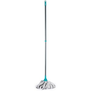 Beldray AntiBac Telescopic Floor Mop with Replacement Mop Head, Treated with Anti-Bac Protection, 127 cm Extendable Handle, Super Absorbent, Blue Beldray AntiBac Telescopic Floor Mop with Replacement Mop Head, Treated with Anti-Bac Protection, 127 cm Extendable Handle, Super Absorbent, Blue