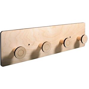 Rayher 62986505 Wooden Children's Coat Rack, DIY Coat Hooks Made of Natural Wood for Painting and Decorating, 42x12x4.5 cm Rayher 62986505 Wooden Children's Coat Rack, DIY Coat Hooks Made of Natural Wood for Painting and Decorating, 42x12x4.5 cm