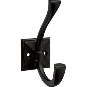 Franklin Brass B48022K-FB-C Ruavista Coat and Hat Wall Hooks in Matte Black (5-Pack) Franklin Brass B48022K-FB-C Ruavista Coat and Hat Wall Hooks in Matte Black (5-Pack)