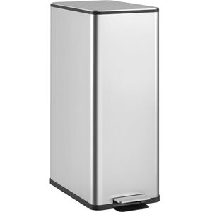 HOMCOM Stainless Steel 20L Pedal Trash Can - Modern Kitchen Bin HOMCOM Stainless Steel 20L Pedal Trash Can - Modern Kitchen Bin