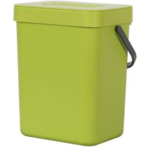 EKO Puro Hanging Caddy,Wall Mountable or Hanging Bin for Compostable Waste,Perfect for Kitchen & Home, 3 Litre (Lime) EKO Puro Hanging Caddy,Wall Mountable or Hanging Bin for Compostable Waste,Perfect for Kitchen & Home, 3 Litre (Lime)