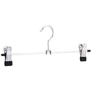 Amazon Basics Chrome Metal Hangers with Clips - 20 Pack Amazon Basics Chrome Metal Hangers with Clips - 20 Pack