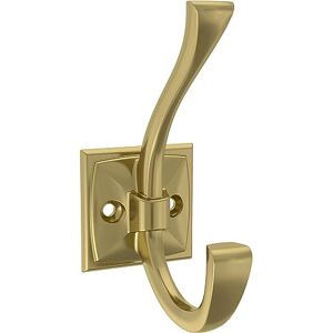 Franklin Brass B48022K-SG-C Ruavista Coat and Hat Wall Hooks in Satin Gold (5-Pack) Franklin Brass B48022K-SG-C Ruavista Coat and Hat Wall Hooks in Satin Gold (5-Pack)