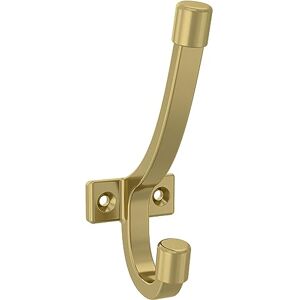 Franklin Brass B48023K-SG-C Modern Angled Pilltop Coat and Hat Wall Hooks in Satin Gold (5-Pack) Franklin Brass B48023K-SG-C Modern Angled Pilltop Coat and Hat Wall Hooks in Satin Gold (5-Pack)