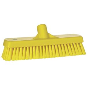 Vikan 70606 Deck Scrub, 11-3/4" Polyester Bristle, Yellow Vikan 70606 Deck Scrub, 11-3/4" Polyester Bristle, Yellow