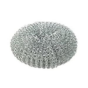 Genware NEV-828-60 Sponge Scourers, Galvanised Steel (Pack of 10) Genware NEV-828-60 Sponge Scourers, Galvanised Steel (Pack of 10)