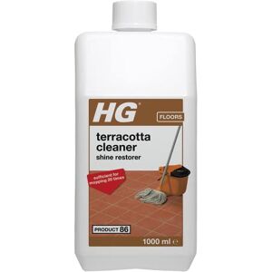 HG Terracotta Clean & Shine, Product 86, Restoring Cleaner for Natural Stone, Concentrated Mopping Cleaner with Fresh Scent 1 Litre (191100106) HG Terracotta Clean & Shine, Product 86, Restoring Cleaner for Natural Stone, Concentrated Mopping Cleaner with Fresh Scent 1 Litre (191100106)