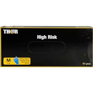 ABENA Thor Blue Nitrile Gloves Size L Pack of 50 High Protection Comfortable Disposable Gloves Suitable for Cooking, Cleaning and More Latex Free Gloves Mechanic Gloves ABENA Thor Blue Nitrile Gloves Size L Pack of 50 High Protection Comfortable Disposable Gloves Suitable for Cooking, Cleaning and More Latex Free Gloves Mechanic Gloves