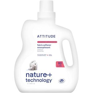 ATTITUDE Liquid Fabric Softener, Plant-Based & Vegan, HE Compatible, Naturally Derived, Pink Grapefruit Scent, 80 Loads, 2 Liters ATTITUDE Liquid Fabric Softener, Plant-Based & Vegan, HE Compatible, Naturally Derived, Pink Grapefruit Scent, 80 Loads, 2 Liters