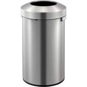 EKO EK9055-60L Urban Commercial Open Top Trash Can, Stainless Steel, 60 L EKO EK9055-60L Urban Commercial Open Top Trash Can, Stainless Steel, 60 L