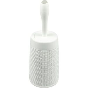 Addis Faux Hessian Round Plastic Toilet Brush Set with Internal Detergent Injection System, Clean White, One Size Addis Faux Hessian Round Plastic Toilet Brush Set with Internal Detergent Injection System, Clean White, One Size