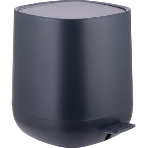Relaxdays Bathroom Bin, 5L Soft-Close Pedal Bin with Removable Inner, Matte Dark Grey, 25x21.5x21.5 cm Relaxdays Bathroom Bin, 5L Soft-Close Pedal Bin with Removable Inner, Matte Dark Grey, 25x21.5x21.5 cm