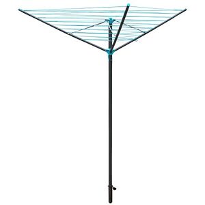 JVL 3 Arm Powder Coated Steel Rotary Airer, 30 Metres, Grey (11-200) JVL 3 Arm Powder Coated Steel Rotary Airer, 30 Metres, Grey (11-200)