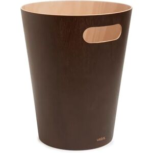 Umbra Woodrow 2 Gallon Modern Wooden Trash Can, Wastebasket, Garbage Can or Recycling Bin for Home or Office, Espresso Umbra Woodrow 2 Gallon Modern Wooden Trash Can, Wastebasket, Garbage Can or Recycling Bin for Home or Office, Espresso