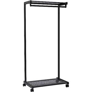 MAUL bolero Row Wardrobe Stylish Mobile Coat Rack with Drawer Shelf for Trade Shows and Office Sturdy and Compact Metal Clothes Rack for Jacket, Coat and Shoes Black MAUL bolero Row Wardrobe Stylish Mobile Coat Rack with Drawer Shelf for Trade Shows and Office Sturdy and Compact Metal Clothes Rack for Jacket, Coat and Shoes Black