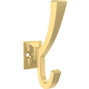 Franklin Brass B47250K-117-C Classic Edge 4 in. Coat and Hat Wall Hooks in Modern Gold (4-Pack) Franklin Brass B47250K-117-C Classic Edge 4 in. Coat and Hat Wall Hooks in Modern Gold (4-Pack)