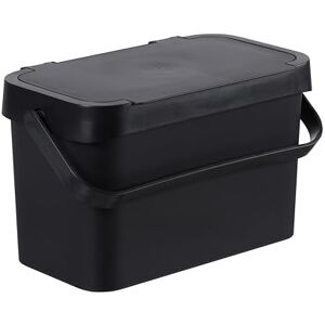SmartStore Food Waste Caddy 5 L Black Kitchen Recycling and Compost Bin with Handles Recycled Plastic 10-Year Guarantee L29 x W17 x H17 cm SmartStore Food Waste Caddy 5 L Black Kitchen Recycling and Compost Bin with Handles Recycled Plastic 10-Year Guarantee L29 x W17 x H17 cm