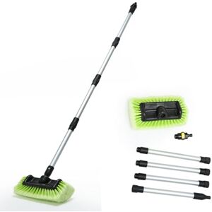 Forgrace Car Wash Brush 12" with Long Handle with Soft Bristle Scrub Brush for Car, Truck, Boat, RV, House Siding, Deck Camper Exterior Washing Cleaning Green Forgrace Car Wash Brush 12" with Long Handle with Soft Bristle Scrub Brush for Car, Truck, Boat, RV, House Siding, Deck Camper Exterior Washing Cleaning Green