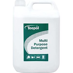 Teepol Multipurpose Detergent Dishwashing Liquid 5L Efficient Dish Soap & Floor Cleaner, Multi Surface Cleaner for Oil, Dirt, Grease Removal PH-Neutral Washing Up Liquid for Home & Business Teepol Multipurpose Detergent Dishwashing Liquid 5L Efficient Dish Soap & Floor Cleaner, Multi Surface Cleaner for Oil, Dirt, Grease Removal PH-Neutral Washing Up Liquid for Home & Business