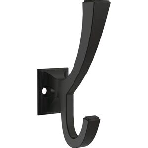 Franklin Brass B47250K-FB-C Classic Edge 4 in. Coat and Hat Wall Hooks in Matte Black (4-Pack) Franklin Brass B47250K-FB-C Classic Edge 4 in. Coat and Hat Wall Hooks in Matte Black (4-Pack)