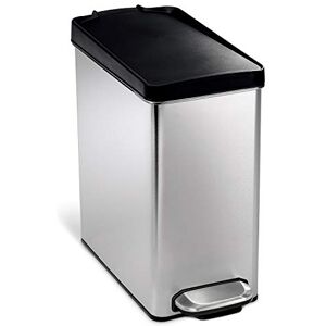 simplehuman CW1180 - Rectangular Steel Trash Can - 10L simplehuman CW1180 - Rectangular Steel Trash Can - 10L