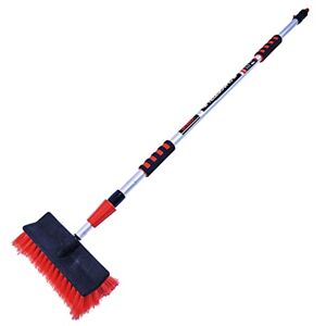Amtech Car Cleaning Brush for Windows with an Extendable Handle, Outdoor DIY, Easy to Use with a Comfortable Grip, Multifunctional Telescopic Cleaner, Durable, with Standard Hose Connector Amtech Car Cleaning Brush for Windows with an Extendable Handle, Outdoor DIY, Easy to Use with a Comfortable Grip, Multifunctional Telescopic Cleaner, Durable, with Standard Hose Connector